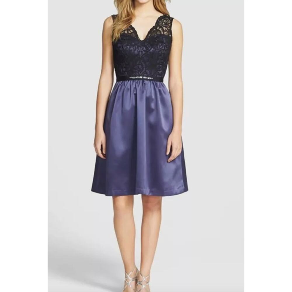 After Six | NWT Amethyst Lace Cocktail Dress | Sz 10 | Wedding Guest Formal